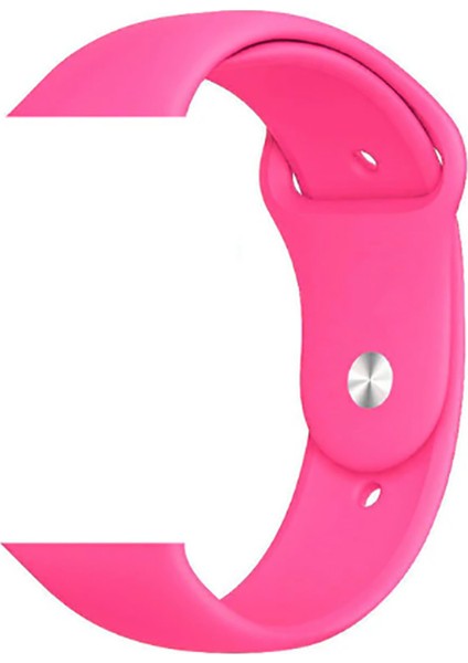 Apple Watch Uyumlu 42MM Zore Klasik Kordon Pembe