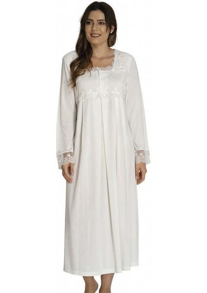 Effort Ekru Lohusa Hamile Gecelik 2404