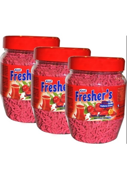 Fresher's Oralet Granül Kuşburnu Aromalı Içecek 3'lü 300 gr