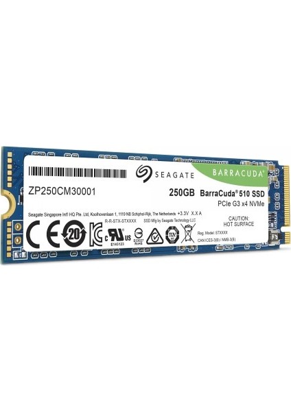 Seagate Barracuda 250GB M.2 Pcıe (Nvme) 510 SSD