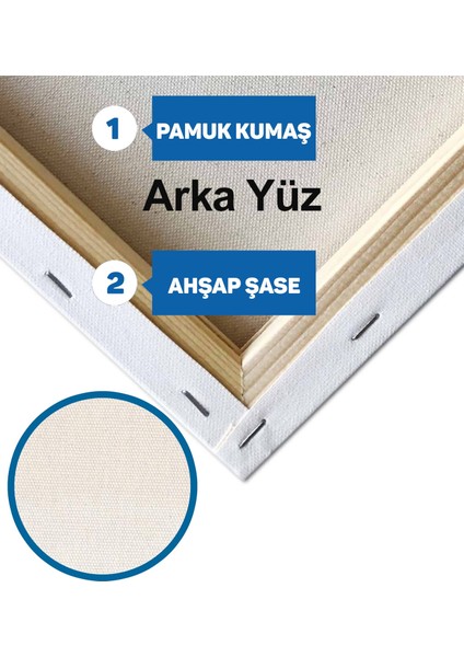 Mermer Arkafon-7 Kanvas Tablo