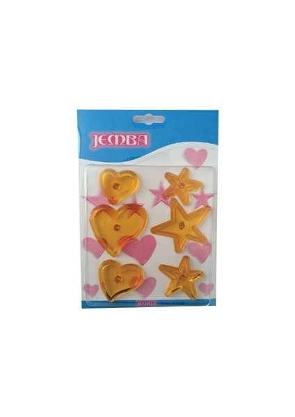 Jemba Hamur Kesici Kalp ve Yıldız