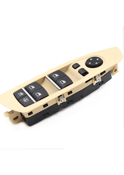 Bmw F01 - F02 7 Serisi Sol Dörtlü Cam Düğmesi Sol Dörtlü Krem