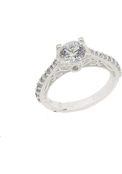 Zirkon Tek Taş Yüzük