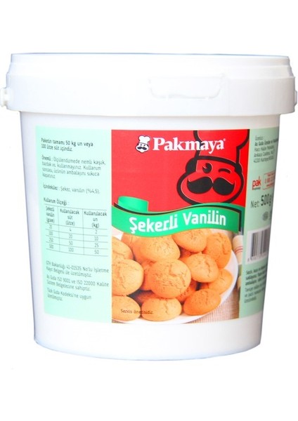 Pakmaya Şekerli Vanilin 500 gr