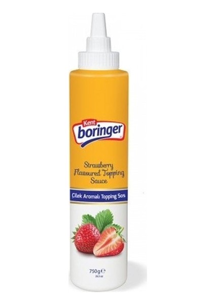 Boringer Topping Sos Çilek 750 gr