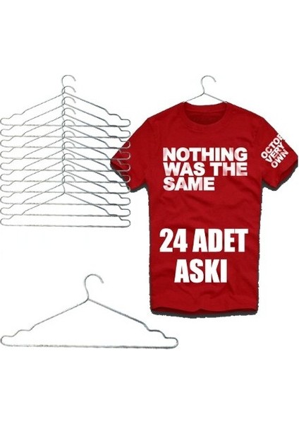 Metal Elbise Askısı - 24'lü