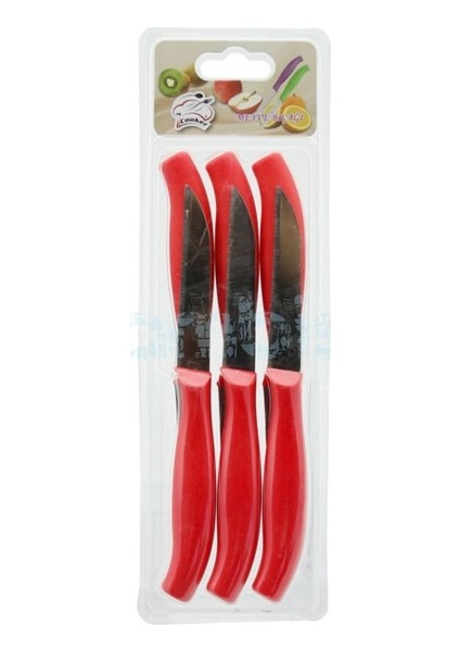 6'lı Meyve Bıçağı Kırmızı
