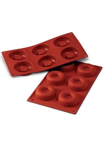 Silikomart Büyük Savarin Silikon Kalıp Flexipan SF012