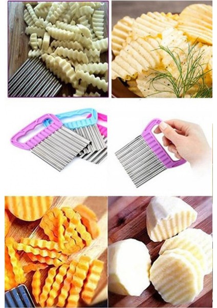 Chips Chopper Şekilli Sebze ve Meyve Dilimleyici