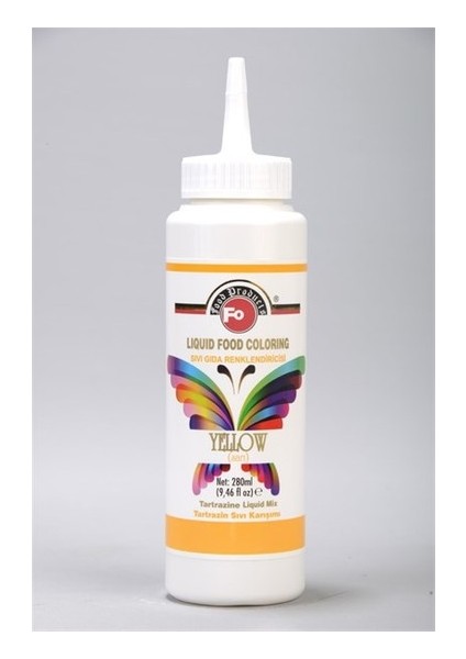 Sarı Sıvı Gıda Boyası 280ML