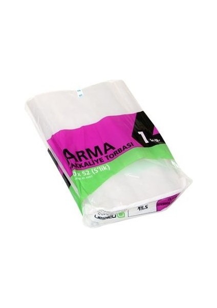 Arma Naksan 5 Lik Bakkaliye Torbası 30*52 Ebatlarında Net 1 kg