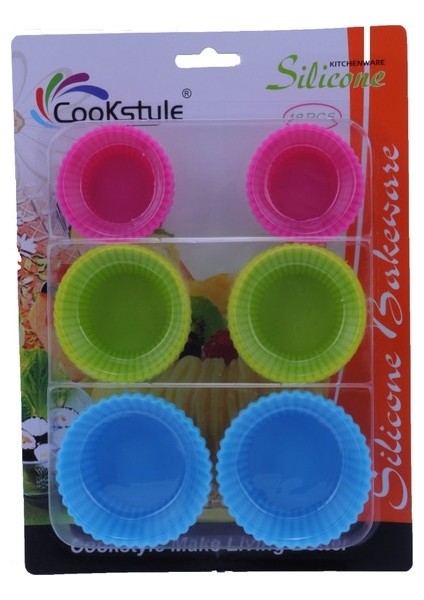 Onino Silikon Cupcake Kalıbı 18'li