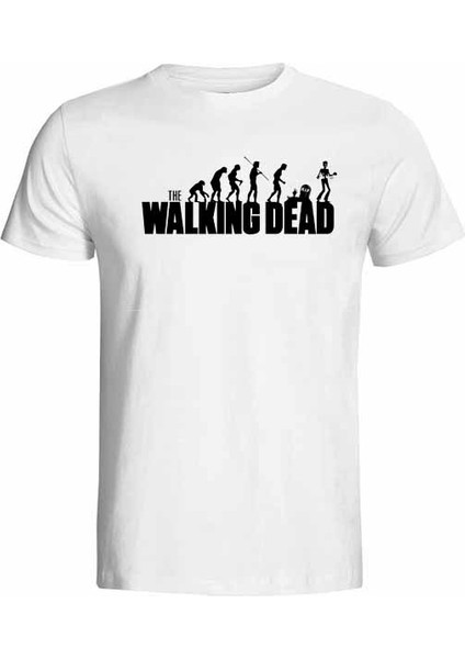 The Walking Dead Baskılı Erkek Tişört Model 1