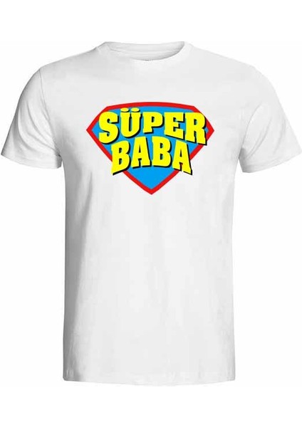 Babalar Günü Hediyesi Süper Baba Tişört