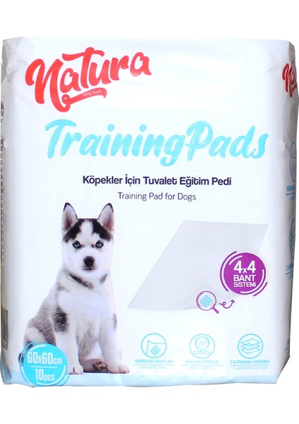Trainingpads Tuvalet Eğitim Pedi 60×60 10LU