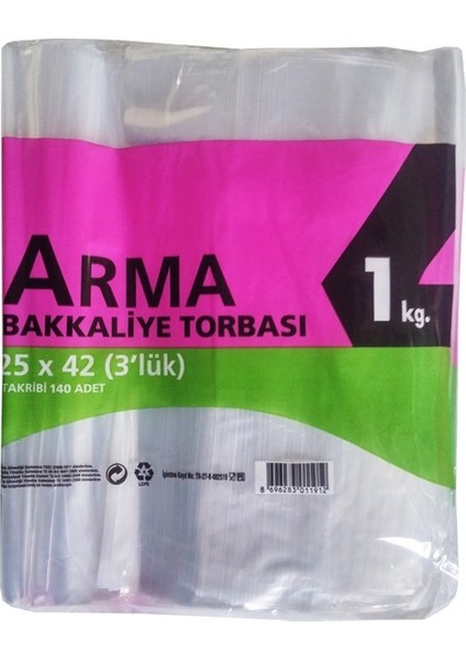 Naylon Torba Pe 1 Kg'lık Paket