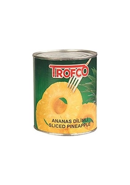 Trofco Trofco Ananas Dilimli (8 Dilim) 850 gr