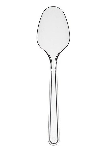 Lüks Plastik Kaşık Büyük 100'LÜ