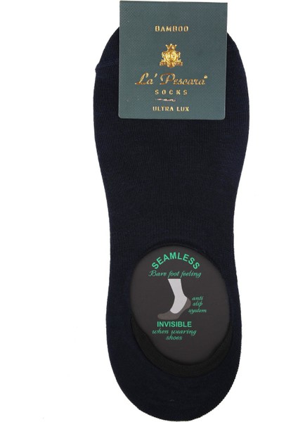 La'pescara Ultra Lüks Lacivert Bambu Erkek Soket Çorap CRP137