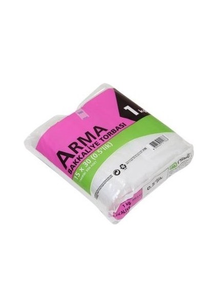 Arma Naksan 0,5 Lik Bakkaliye Torbası 15*30 Ebatlarında Net 1 kg