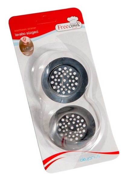 Freecook Kilitli Metal Lavabo Süzgeci