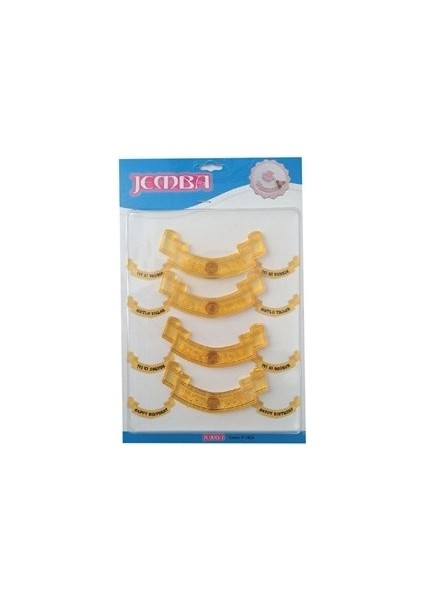 Jemba Hamur Kesici Mesaj Plaket Set