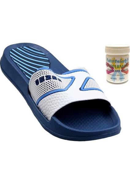 Gzr Erkek Plaj Ev Banyo Deniz Havuz Günlük Terlik 50ML Nane Ferahlığı Topuk Çatlağı ve Nasır Giderici Krem