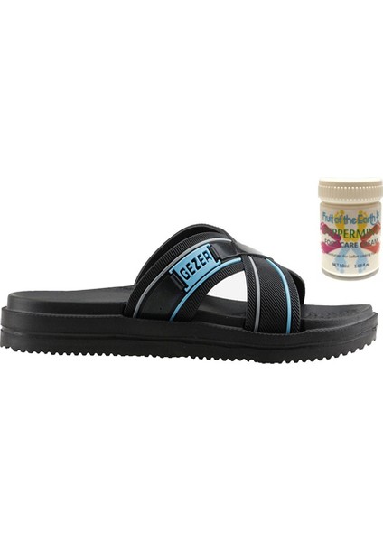 Gzr Erkek Plaj Ev Banyo Deniz Havuz Günlük Terlik 50ML Nane Ferahlığı Topuk Çatlağı ve Nasır Giderici Krem