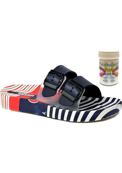 Gzr Erkek Plaj Ev Banyo Deniz Havuz Günlük Terlik 50ML Nane Ferahlığı Topuk Çatlağı ve Nasır Giderici Krem