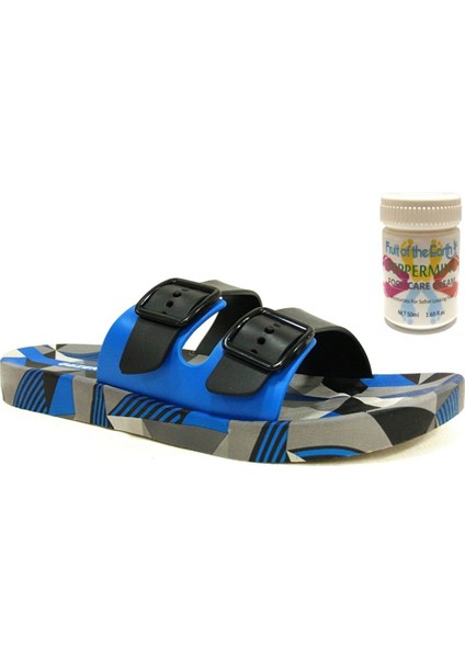 Gzr Erkek Plaj Ev Banyo Deniz Havuz Günlük Terlik 50ML Nane Ferahlığı Topuk Çatlağı ve Nasır Giderici Krem