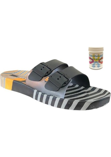 Gzr Erkek Plaj Ev Banyo Deniz Havuz Günlük Terlik 50ML Nane Ferahlığı Topuk Çatlağı ve Nasır Giderici Krem