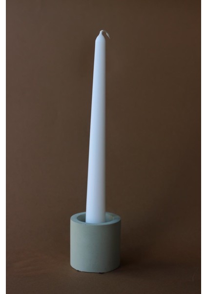 Mumluk Tealight Handmade Concrete Obje Küf Yeşili Multi Home In Joy
