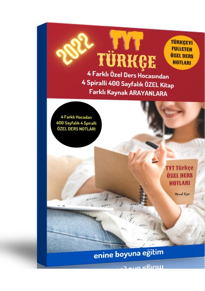 2025 TYT Türkçe Hazırlık Kitap Seti (400 Sayfalık 4 Spiralli Kitap)