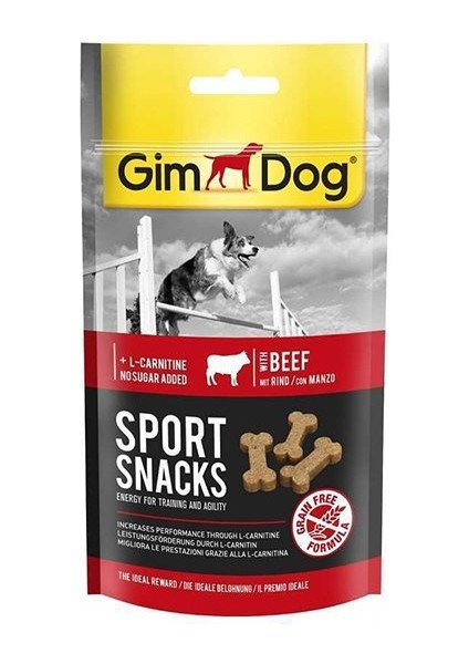 Köpek Ödül Tableti Sportsnacks Kuzulu 60GR