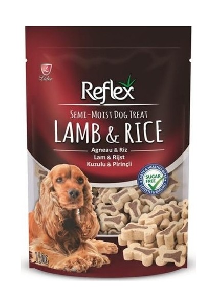 Semi Moist Kuzu Pirinçli Köpek Ödül Maması 150GR.