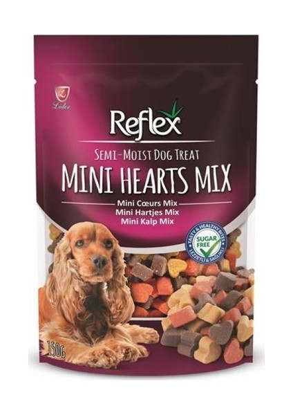 Semi Moist Mini Kalp Mix Köpek Ödül Maması 150 gr