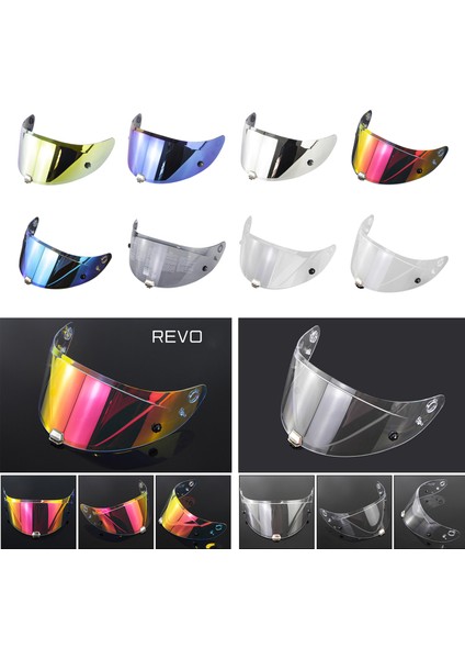 Strade Store Kask Visor Lens Gece Görüş Hj-26 RPHA11 RPHA70 Için Güvenli Revo Kırmızı (Yurt Dışından)