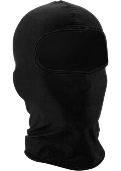 Yüz Maskesi Güneş Kalkanı Hood Boyun Gaiter Balaclava Bandana Siyah