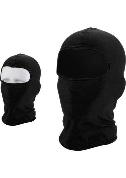 Yüz Maskesi Güneş Kalkanı Hood Boyun Gaiter Balaclava Bandana Siyah indirimleri
