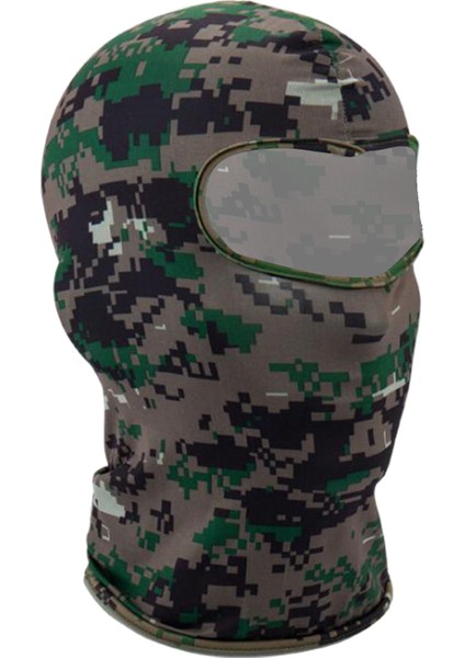 Yüz Maskesi Güneş Kalkanı Hood Boyun Gaiter Balaclava Bandana Kamuflaj (Yurt Dışından)