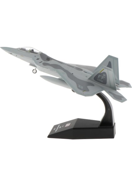 1/100TH Amerikan F-22 Savaş Uçağı Modeli Diecast Uçak Oyuncak Hediye (Yurt Dışından)
