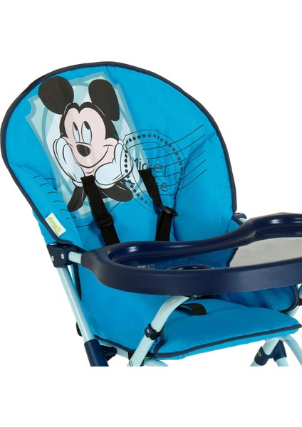 Disney Baby Mickey Mouse Katlanabilir Tepsili Portatif Mama Sandalyesi