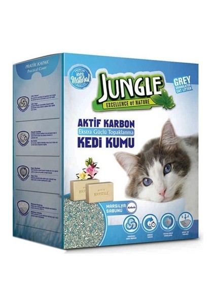 6 Lt Karbonlu Grey (Marsilya Sab) 3lü Kum