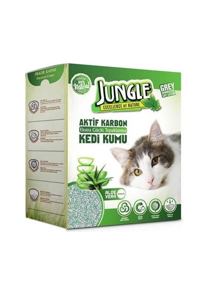 6 Lt Karbonlu Grey (Aloe Vera) 3lü Kum.