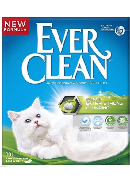 Everclean Extra Strong Clumping Scented 10L Ekstra Güçlü Topaklanan Kokulu Kedi Kumu