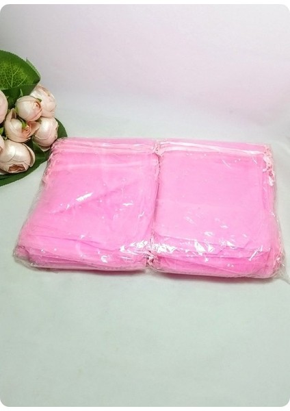 100'LÜ Pembe Tül Kese