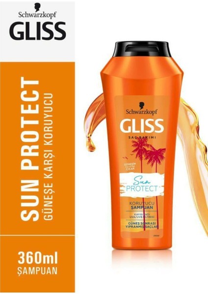 Summer Repair Sun Protect Koruyucu Şampuan 360 ml (3 Adet)