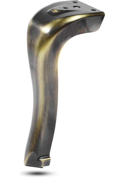 Mobilya Kanepe Koltuk Masa Sehpa Puf Ayağı Metal Baza Ayakları 16 cm Antik Sarı