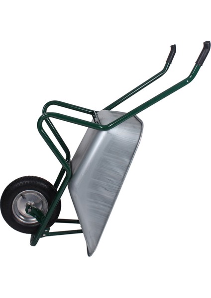 Mega Galvanizli Poliüretan Dolgu Rulmanlı Teker Demonte El Arabası 0.70 mm Sac